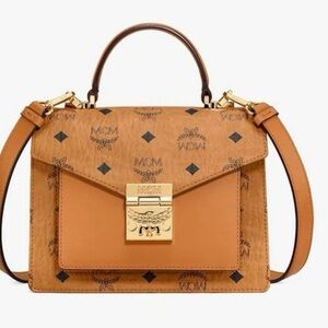 TRACY SATCHEL IN VISETOS WITH KEY CHAIN